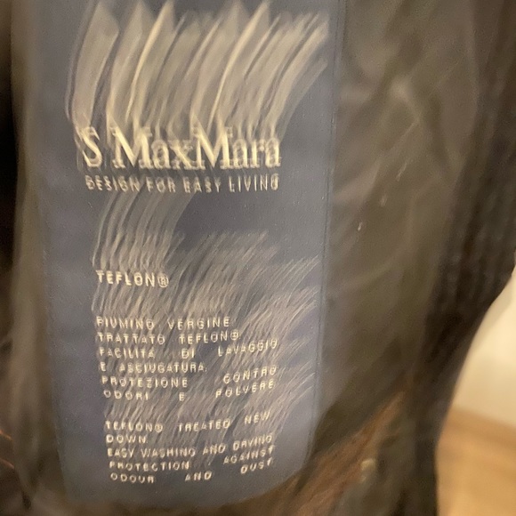 S Maxmara puffer jacket w/fur - Picture 5 of 6